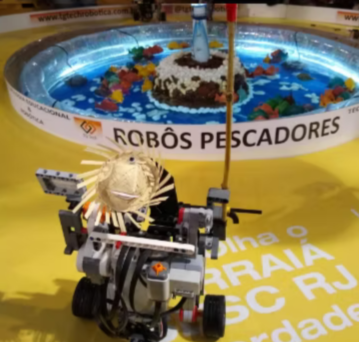 Pescaria Robótica em ação no Arraiá Sesc